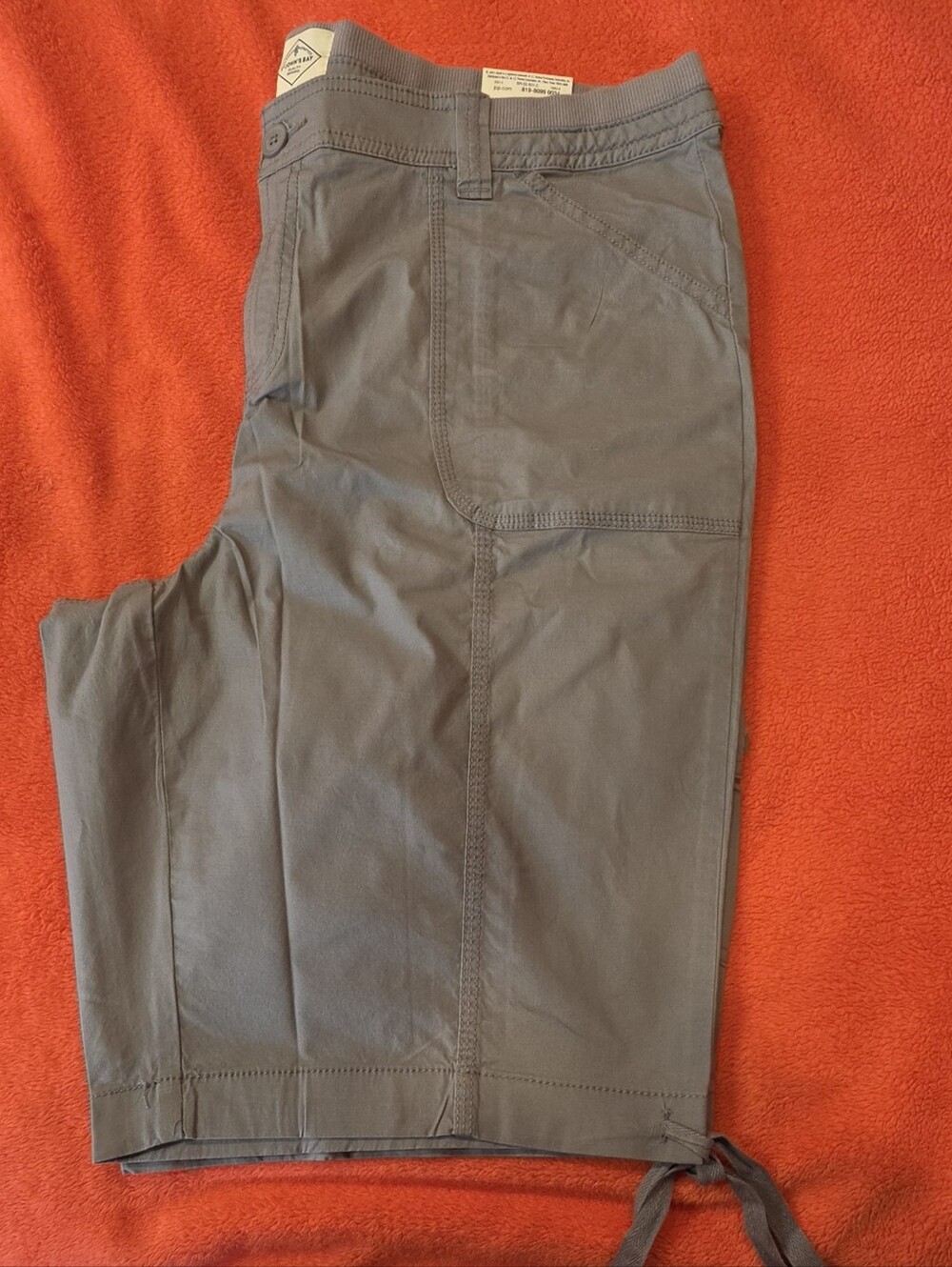 St Johns Bay 11.5" Women's Bermuda Shorts - Dark Cinder Block/Gray NWT Size 18W - Picture 3 of 7